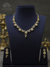American Diamond Necklace - Floral