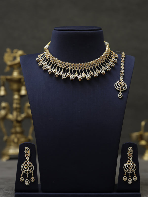 American Diamond Choker Necklace