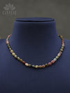 Natural stone beaded necklace set