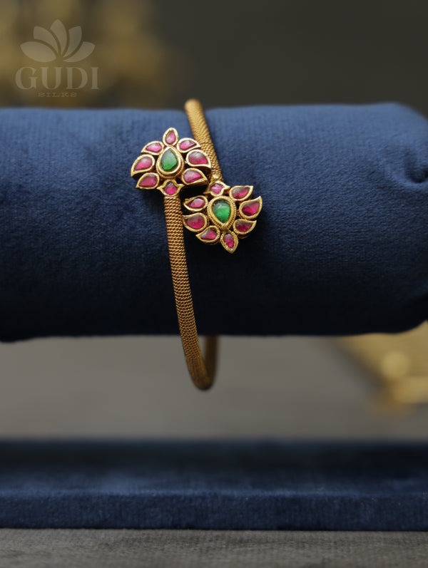 Jadau kada/Bracelet - Floral