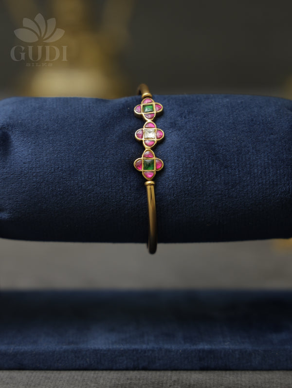 Jadau kada/Bracelet - Floral