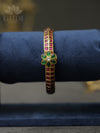 Red Jadau kada/Bracelet - Floral