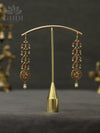 Jadau earrings - floral tiered design