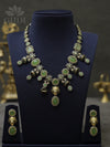 Sabyasachi inspired victorian finish multicolor statement necklace set