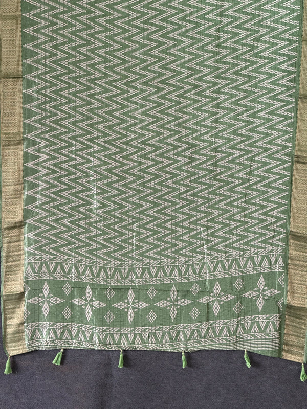 Banarasi soft silk - green