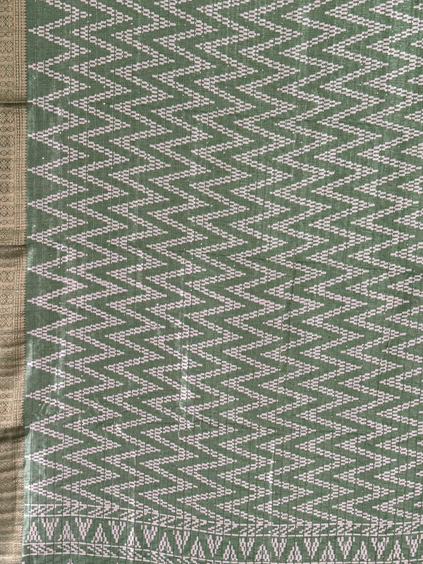 Banarasi soft silk - green