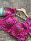 Pink Patola silk blouse