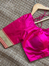 Pink silk blouse
