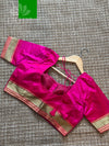 Pink silk blouse