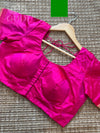 Pink silk blouse