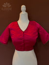 Pink silk blouse