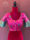 Pink Patola silk blouse