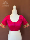 Pink silk blouse