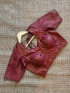 Maroon silk blouse