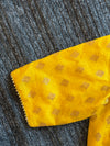 Yellow Banarasi silk blouse