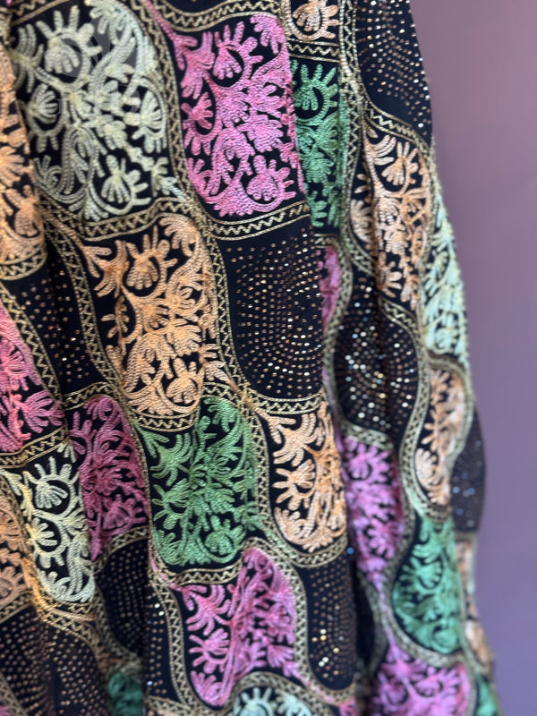 Multi sequin duppatta