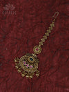 Maang Tikka - Antique Lakshmi with Jadau
