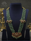 Jadau Necklace -Green beads