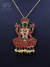 Jadau pendant -Lakshmi