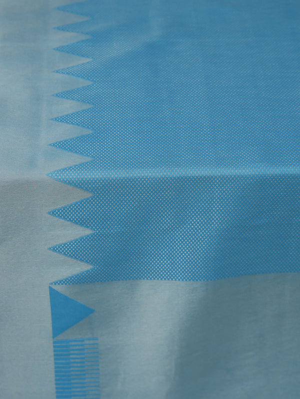Banarasi soft silk - light blue