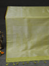 Banarasi soft silk saree- light green