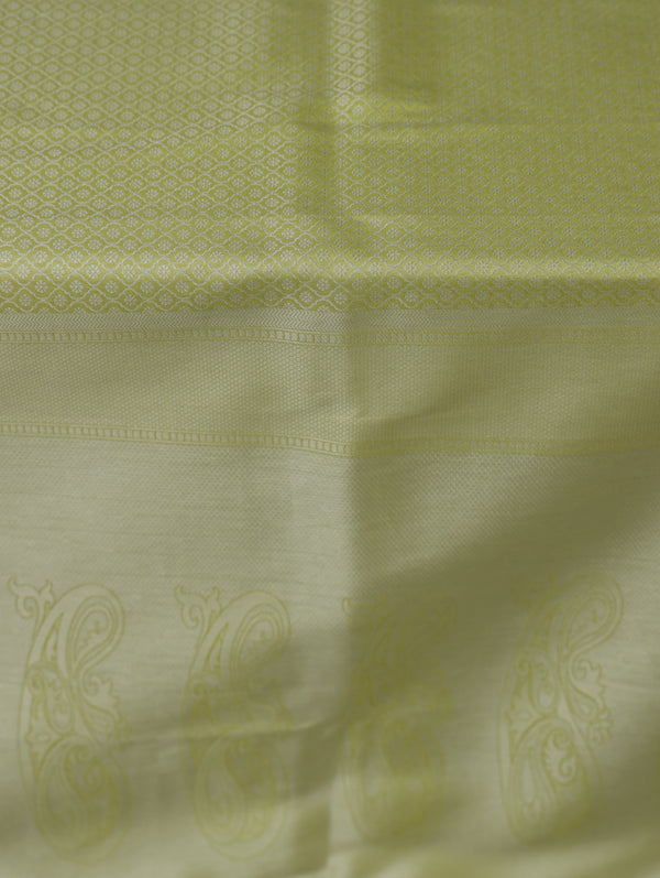 Banarasi soft silk saree- light green