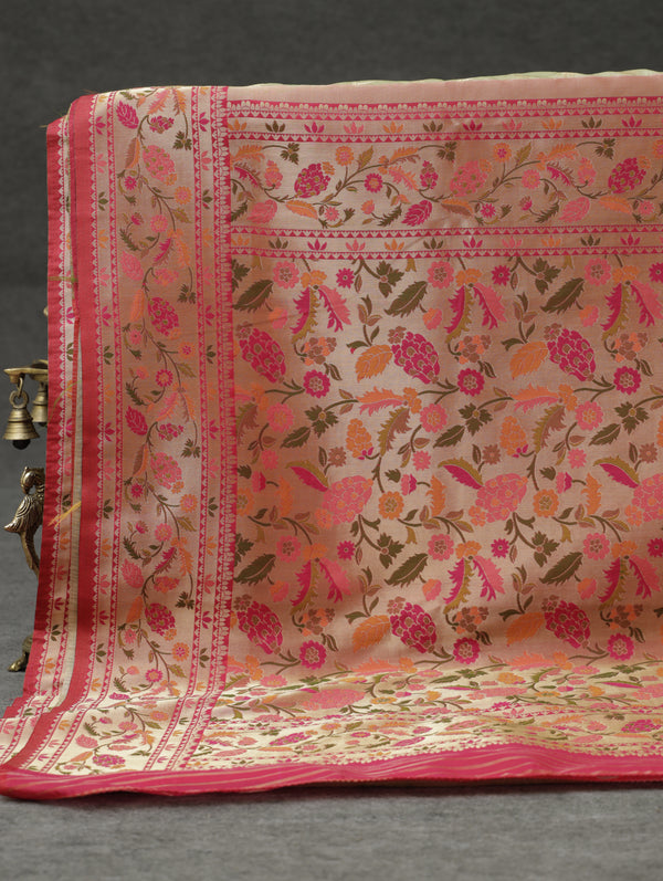 Paithani silk - off white