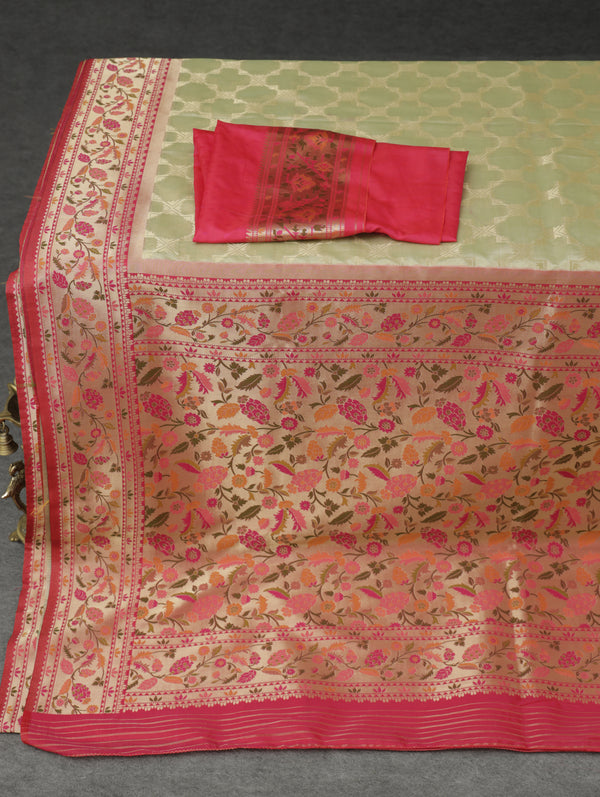 Paithani silk - off white