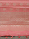 Banarasi organza tissue saree - pink