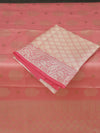 Banarasi organza tissue saree - pink