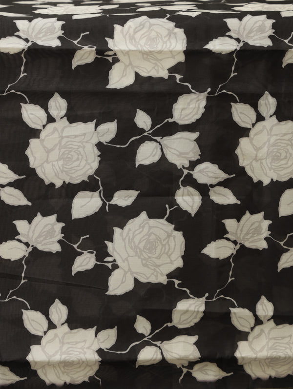 Banarasi butter tissue silk saree - Black