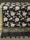 Banarasi butter tissue silk saree - Black