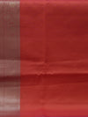 Banarasi Tanchoi organza saree - Pinkish Orange