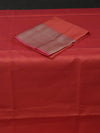 Banarasi Tanchoi organza saree - Pinkish Orange