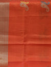 Banarasi Tanchoi organza saree - Orange