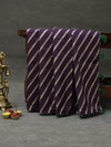 banarasi tussar Georgette - Purple
