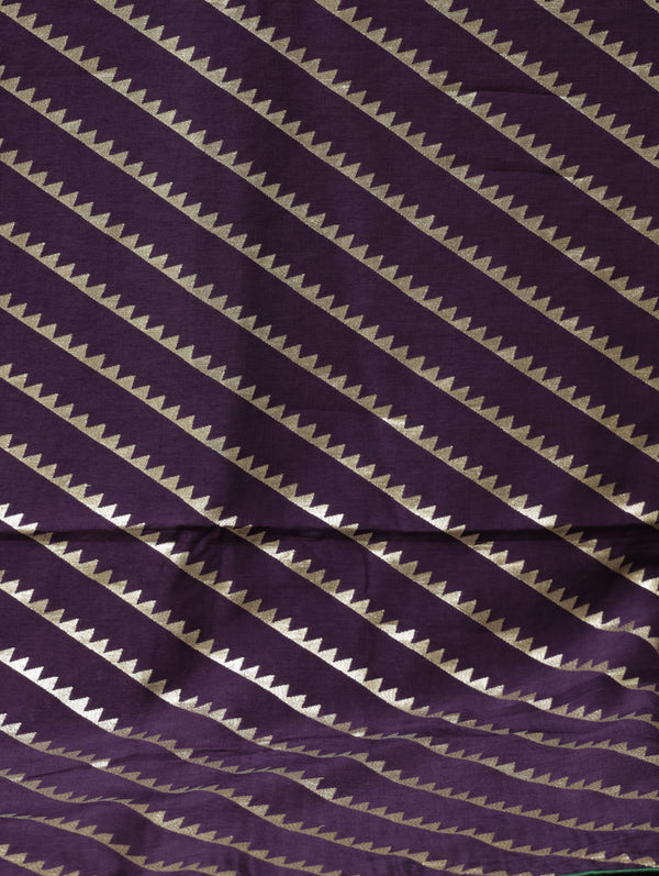 banarasi tussar Georgette - Purple