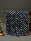 Banarasi tussar Georgette - Navy blue