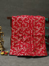 banarasi tussar Georgette - Red