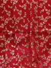 banarasi tussar Georgette - Red