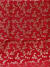 banarasi tussar Georgette - Red