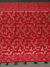banarasi tussar Georgette - Red