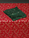 banarasi tussar Georgette - Red