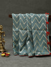 Banarasi tussar Georgette - Teal