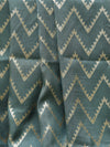 Banarasi tussar Georgette - Teal