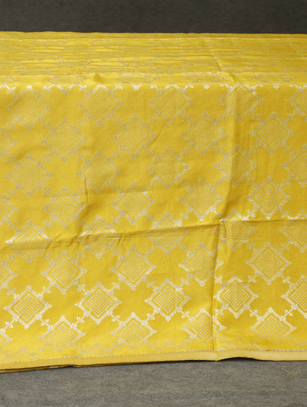 Khaddi Banarasi Georgette- Yellow