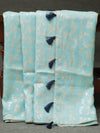 Banarasi tussar Georgette - Icey blue
