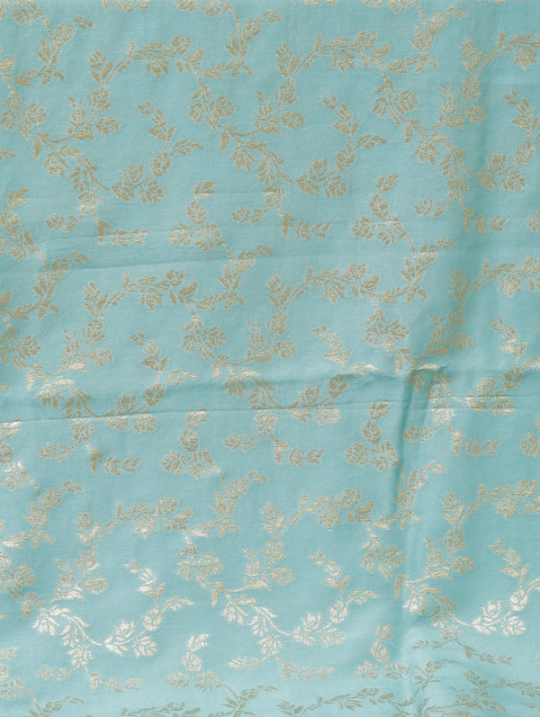 Banarasi tussar Georgette - Icey blue