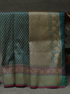 Banarasi silk saree -Emarald green