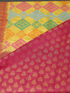 Banarasi soft silk - yellow